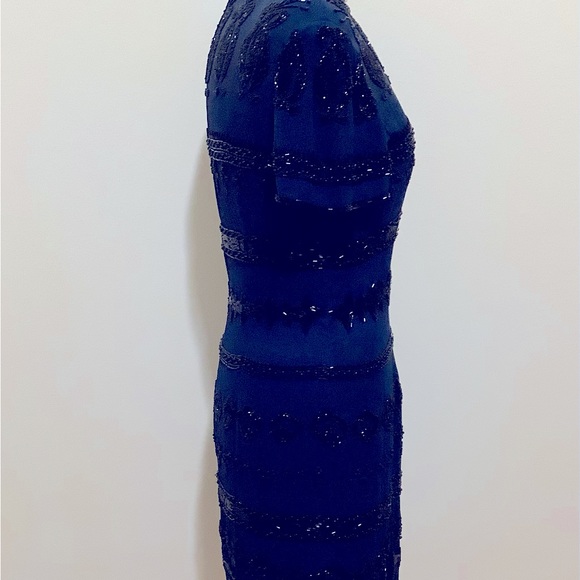 Vie by Victoria Royal Silk Beaded Dress - Picture 3 of 15